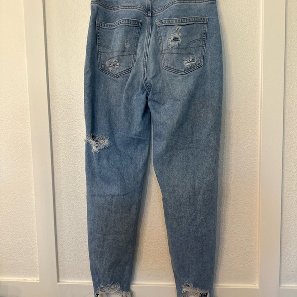 American Eagle Stretch Distressed Jeans Women's Size 6 - Picture 15 of 16